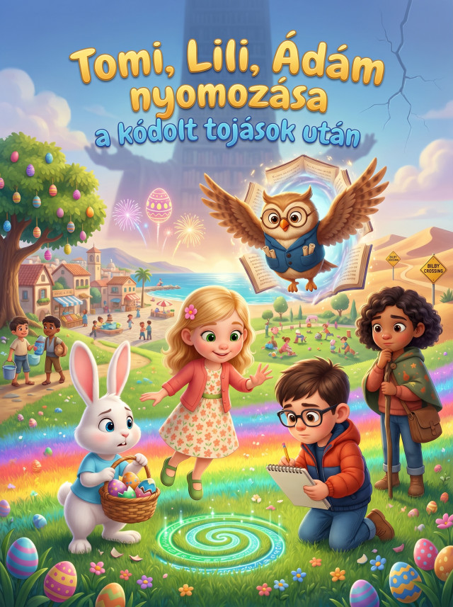 Tomi, Lili, Ádám nyomozása a kódolt tojások után